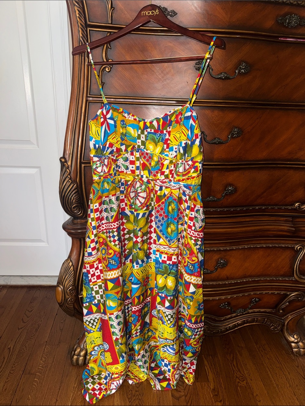 Phaedra print Kelani Luxe midi dress XXL NWT